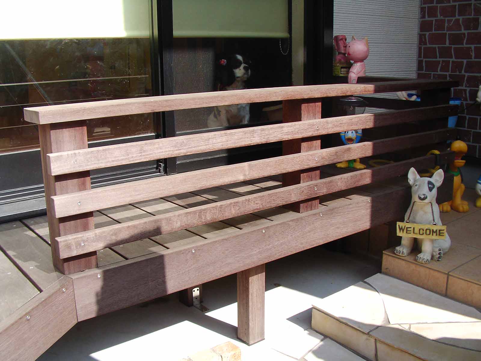 ウッドデッキ施工--中川木材産業(㈱)